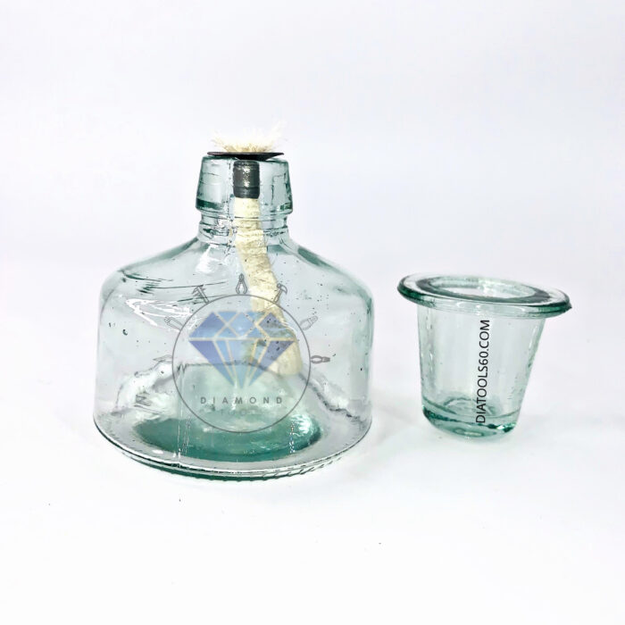 سه پایه ذوغاب و توری استیل کاسه مسی چراغ الکلی - Image 4