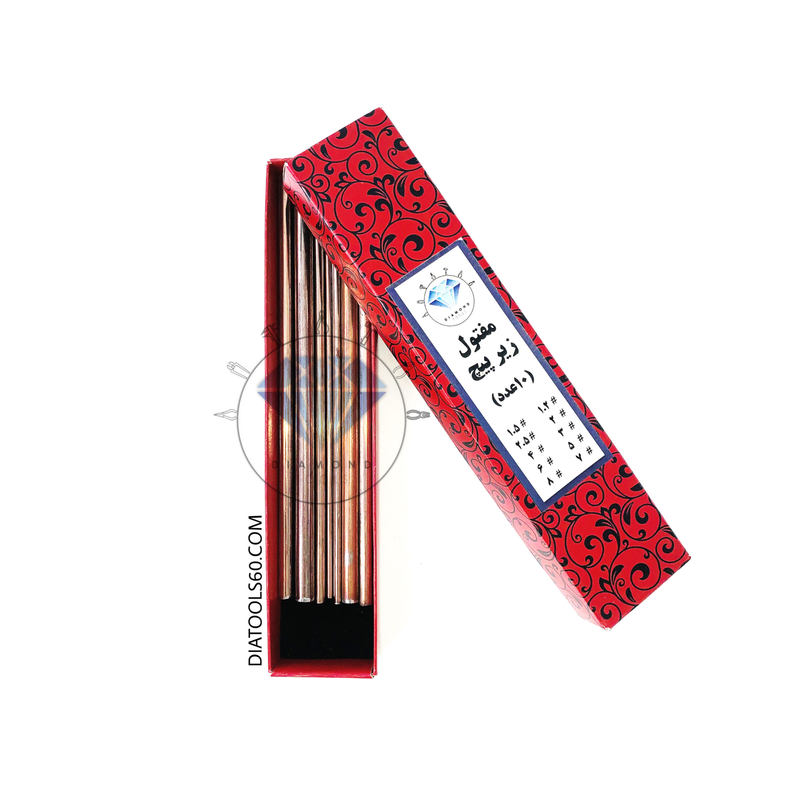 IMG_5661 ست مفتول زیر پیچ ( حلقه چه ) ۱۰ عددی - Image 1