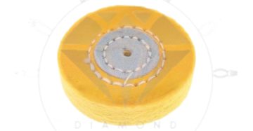 کرکی کتان پولیش پارچه ای زرد ۶۰×۲