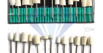 مجموعه نمد پولیش پایه دار ۱۲ عددی – پایه ۲/۳ میل