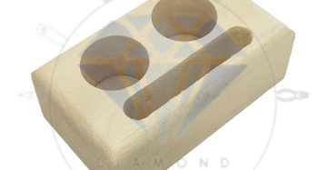 جای تیزاب و سنگ محک چوبی