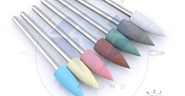 لاستیک پولیش پایه دار کونیک نوک تیز کوچک