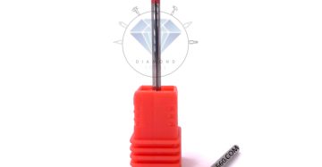 مته کارباید خط دار فرم مخروطی نوک تیز قرمز(باربرداری متوسط)