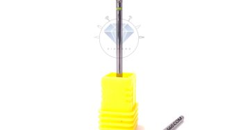 مته کارباید خط دار فرم مخروطی نوک تیز زرد(باربرداری نرم)