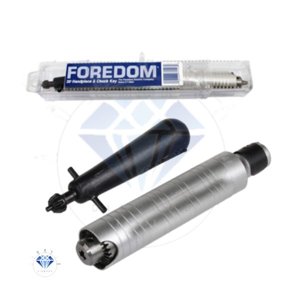 فرز آویز فوردم با هندپیس آچاری_Foredom