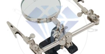 ذره بین دو گیره (پایه چفت)