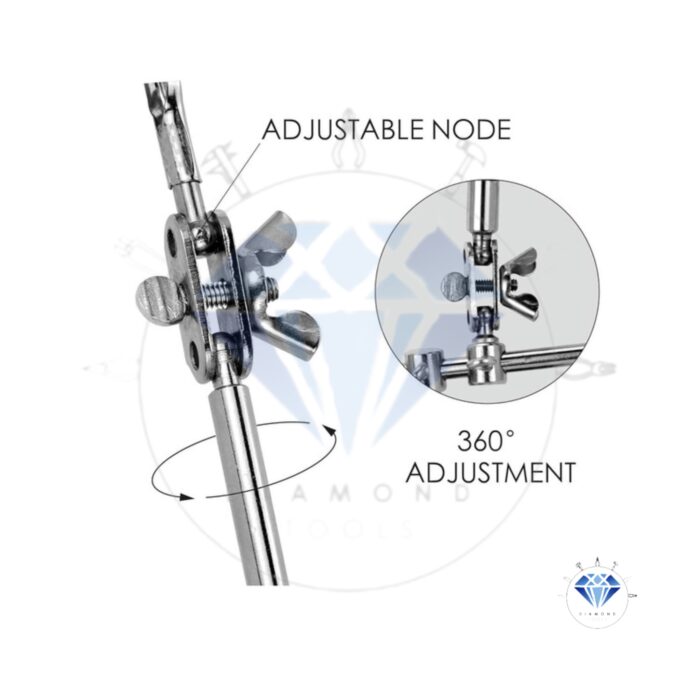 ذره بین دو گیره (پایه چفت) - Image 4