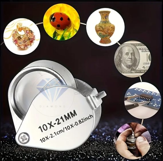 ذربین 10X استیل (لوپ چشمی)