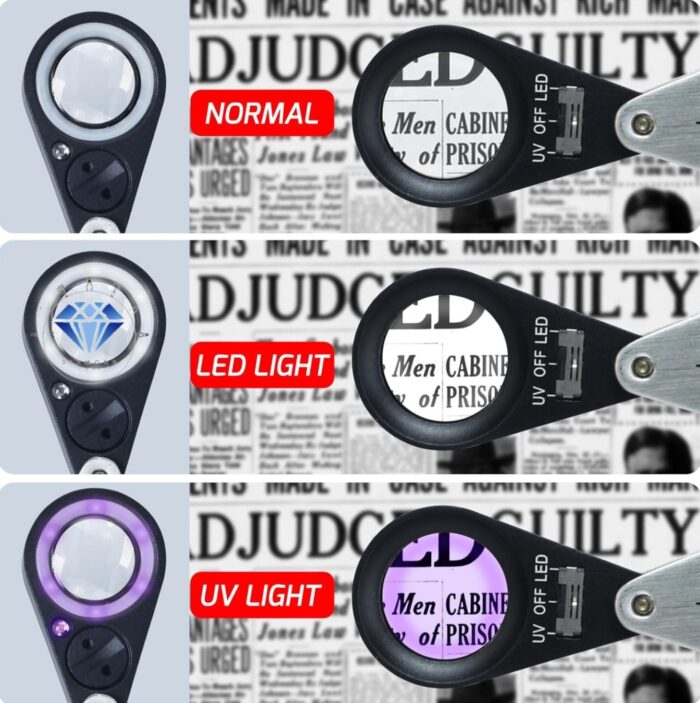 لوپ ژاپنی (نور سفید و uv) - Image 4