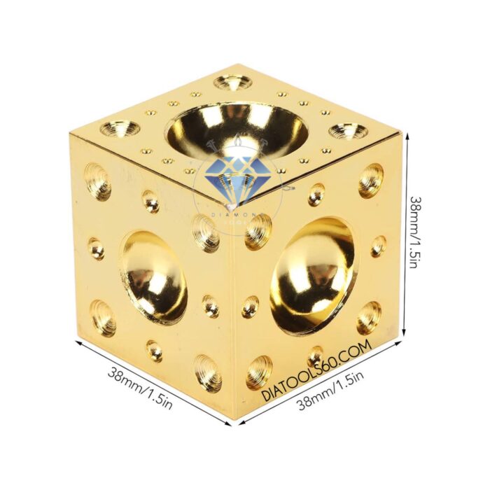 قالب خوشه مکعبی برنجی - Image 2