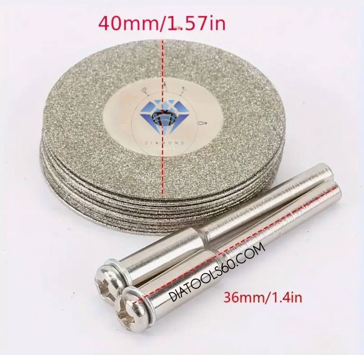 IMG_6699 دیسک الماسه قطر4سانت با ماندریل - Image 1