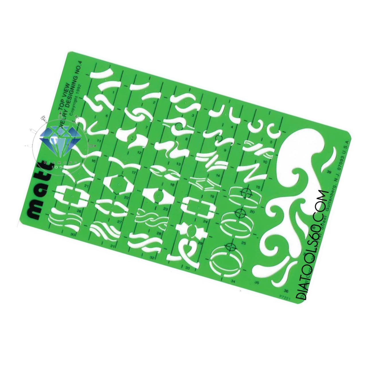 IMG_7298 شابلون مت امریکایی(مناسب قلم زنی جواهرسازی)matt - Image 1